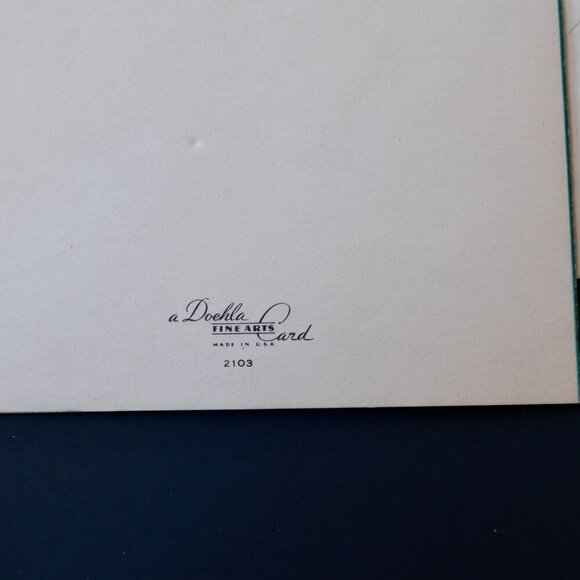 Doehla Fine Arts Card Made in USA Unused Joy to You w/ Envelope - Picture 6 of 6